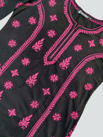 Load image into Gallery viewer, Seva Chikan Hand Embroidered Cotton Lucknowi Chikankari Kurta