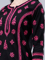 Load image into Gallery viewer, Seva Chikan Hand Embroidered Cotton Lucknowi Chikankari Kurta