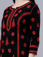 Load image into Gallery viewer, Seva Chikan Hand Embroidered Cotton Lucknowi Chikankari Kurta