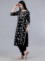 Load image into Gallery viewer, Seva Chikan Hand Embroidered Cotton Lucknowi Chikankari Kurta