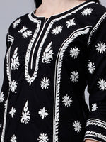 Load image into Gallery viewer, Seva Chikan Hand Embroidered Cotton Lucknowi Chikankari Kurta