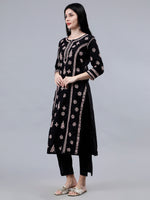 Load image into Gallery viewer, Seva Chikan Hand Embroidered Cotton Lucknowi Chikankari Kurta