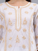 Load image into Gallery viewer, Seva Chikan Hand Embroidered Cotton Lucknowi Chikankari Kurta