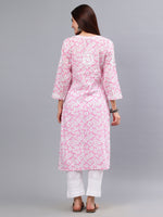 Load image into Gallery viewer, Seva Chikan Hand Embroidered Mal Mal Lucknowi Chikankari Kurta