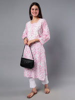 Load image into Gallery viewer, Seva Chikan Hand Embroidered Mal Mal Lucknowi Chikankari Kurta