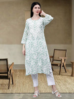Load image into Gallery viewer, Seva Chikan Hand Embroidered Mal Mal Lucknowi Chikankari Kurta