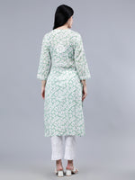 Load image into Gallery viewer, Seva Chikan Hand Embroidered Mal Mal Lucknowi Chikankari Kurta