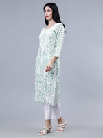 Load image into Gallery viewer, Seva Chikan Hand Embroidered Mal Mal Lucknowi Chikankari Kurta