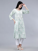Load image into Gallery viewer, Seva Chikan Hand Embroidered Mal Mal Lucknowi Chikankari Kurta