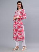 Load image into Gallery viewer, Seva Chikan Hand Embroidered Mal Mal Lucknowi Chikankari Kurta