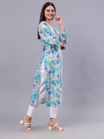 Load image into Gallery viewer, Seva Chikan Hand Embroidered Mal Mal Lucknowi Chikankari Kurta