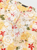 Load image into Gallery viewer, Seva Chikan Hand Embroidered Mal Mal Lucknowi Chikankari Kurta