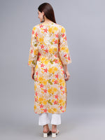Load image into Gallery viewer, Seva Chikan Hand Embroidered Mal Mal Lucknowi Chikankari Kurta