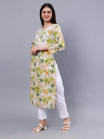 Load image into Gallery viewer, Seva Chikan Hand Embroidered Mal Mal Lucknowi Chikankari Kurta