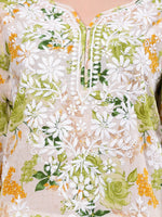 Load image into Gallery viewer, Seva Chikan Hand Embroidered Mal Mal Lucknowi Chikankari Kurta