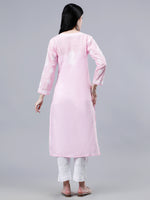 Load image into Gallery viewer, Seva Chikan Hand Embroidered Cotton Lucknowi Chikankari Kurta