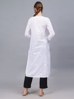 Load image into Gallery viewer, Seva Chikan Hand Embroidered Cotton Lucknowi Chikankari Kurta
