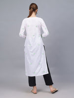 Load image into Gallery viewer, Seva Chikan Hand Embroidered Cotton Lucknowi Chikankari Kurta