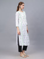 Load image into Gallery viewer, Seva Chikan Hand Embroidered Cotton Lucknowi Chikankari Kurta