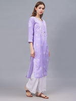 Load image into Gallery viewer, Seva Chikan Hand Embroidered Cotton Lucknowi Chikankari Kurta