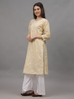 Load image into Gallery viewer, Seva Chikan Hand Embroidered Cotton Lucknowi Chikankari Kurta