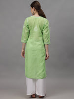Load image into Gallery viewer, Seva Chikan Hand Embroidered Cotton Lucknowi Chikankari Kurta