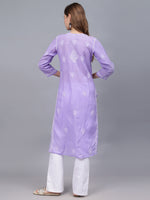 Load image into Gallery viewer, Seva Chikan Hand Embroidered Cotton Lucknowi Chikankari Kurta