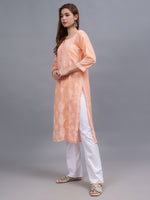 Load image into Gallery viewer, Seva Chikan Hand Embroidered Cotton Lucknowi Chikankari Kurta