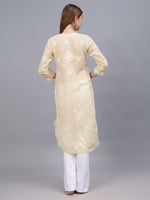 Load image into Gallery viewer, Seva Chikan Hand Embroidered Cotton Lucknowi Chikankari Kurta
