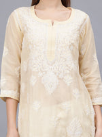 Load image into Gallery viewer, Seva Chikan Hand Embroidered Cotton Lucknowi Chikankari Kurta