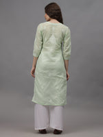 Load image into Gallery viewer, Seva Chikan Hand Embroidered Cotton Lucknowi Chikankari Kurta
