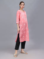 Load image into Gallery viewer, Seva Chikan Hand Embroidered Cotton Lucknowi Chikankari Kurta