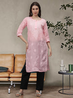 Load image into Gallery viewer, Seva Chikan Hand Embroidered Cotton Lucknowi Chikankari Kurta
