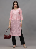 Load image into Gallery viewer, Seva Chikan Hand Embroidered Cotton Lucknowi Chikankari Kurta