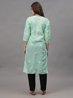 Load image into Gallery viewer, Seva Chikan Hand Embroidered Cotton Lucknowi Chikankari Kurta