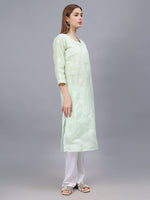 Load image into Gallery viewer, Seva Chikan Hand Embroidered Cotton Lucknowi Chikankari Kurta