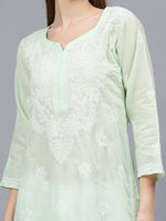 Load image into Gallery viewer, Seva Chikan Hand Embroidered Cotton Lucknowi Chikankari Kurta