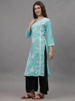 Load image into Gallery viewer, Seva Chikan Hand Embroidered Cotton Lucknowi Chikankari Kurta