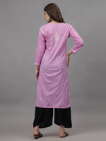 Load image into Gallery viewer, Seva Chikan Hand Embroidered Cotton Lucknowi Chikankari Kurta