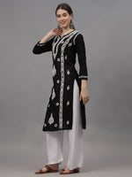 Load image into Gallery viewer, Seva Chikan Hand Embroidered Cotton Lucknowi Chikankari Kurta