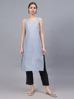 Load image into Gallery viewer, Seva Chikan Hand Embroidered Georgette Lucknowi Chikankari Kurta With Inner