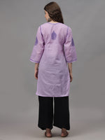Load image into Gallery viewer, Seva Chikan Hand Embroidered Cotton Lucknowi Chikankari Kurta