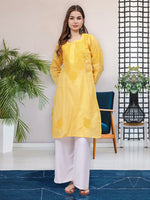 Load image into Gallery viewer, Seva Chikan Hand Embroidered Cotton Lucknowi Chikankari Kurta