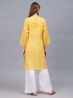 Load image into Gallery viewer, Seva Chikan Hand Embroidered Cotton Lucknowi Chikankari Kurta