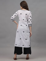 Load image into Gallery viewer, Seva Chikan Hand Embroidered Cotton Lucknowi Chikankari Kurta
