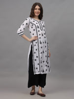 Load image into Gallery viewer, Seva Chikan Hand Embroidered Cotton Lucknowi Chikankari Kurta