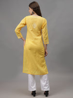 Load image into Gallery viewer, Seva Chikan Hand Embroidered Cotton Lucknowi Chikankari Kurta