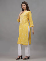 Load image into Gallery viewer, Seva Chikan Hand Embroidered Cotton Lucknowi Chikankari Kurta