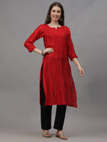 Load image into Gallery viewer, Seva Chikan Hand Embroidered Chanderi Lucknowi Chikankari Kurta