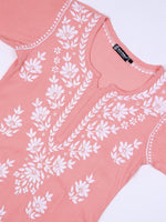 Load image into Gallery viewer, Seva Chikan Hand Embroidered Rayon Lucknowi Chikankari Kurta